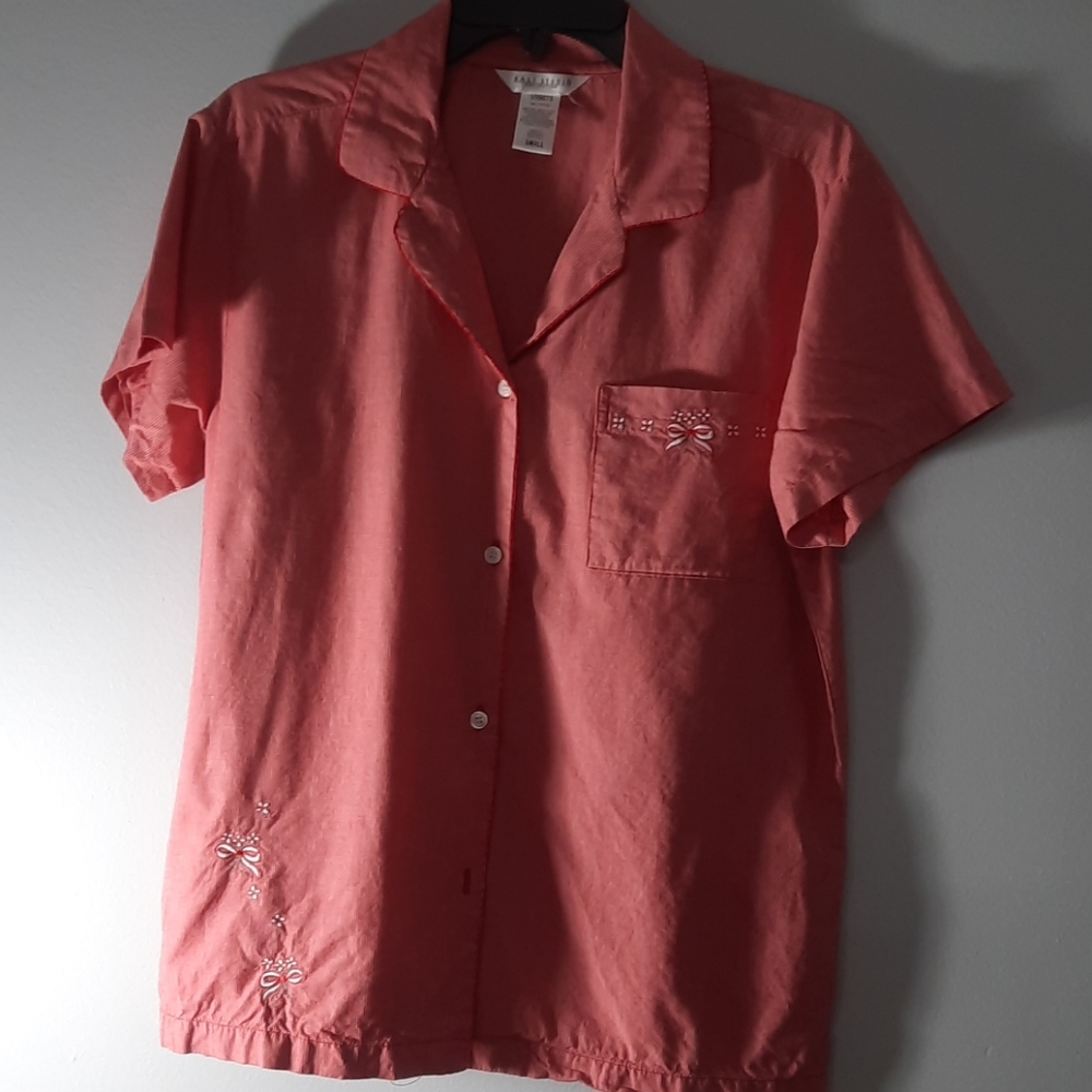 Bali Studio Collection 3pc pajama set Sz S/M